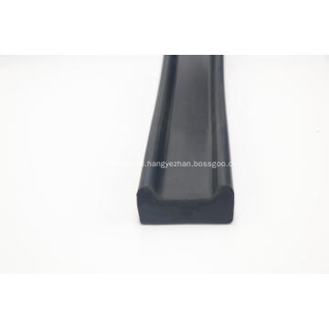 Rubber seal for railway door and window